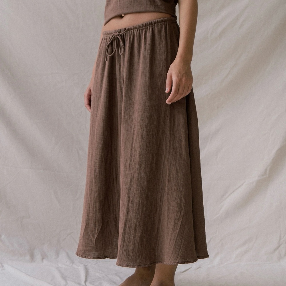 Indigo Luna Mökki Skirt in Walnut